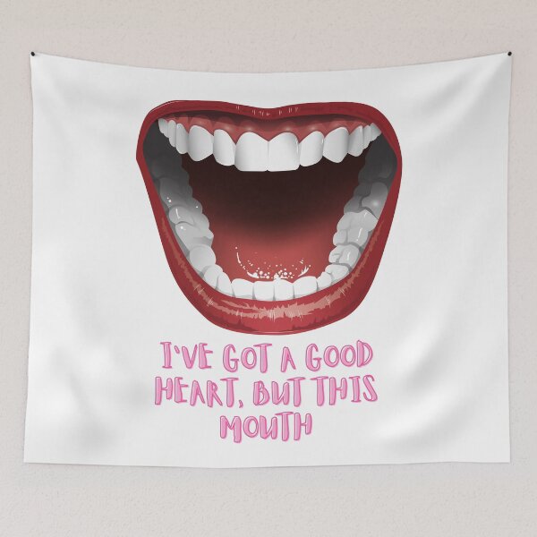 Item preview, I've got a Good Heart, but this Mouth - The Human Condition designed and sold by MikeMargolisArt.