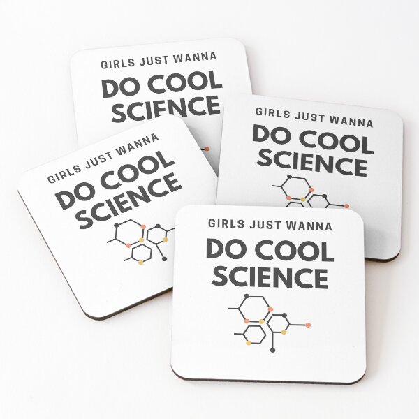 Item preview, Girls Just Wanna Do Cool Science designed and sold by TheCellDesigns.