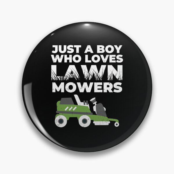 Item preview, just a boy who loves lawn mowers black designed and sold by Chaos-Touch.