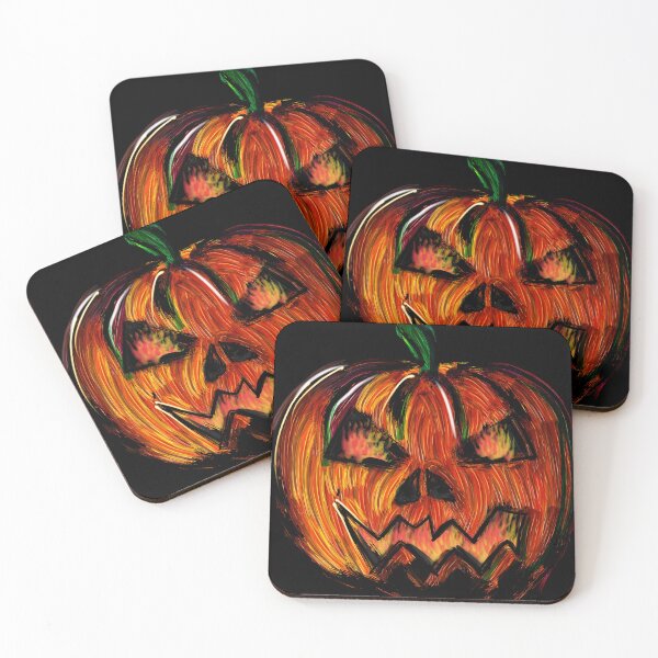 Artikelvorschau, Halloween-Kürbis-Stil psychisch krank ausgeflippt entworfen und verkauft von IconAge Store.