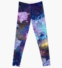 Weltkarte Leggings