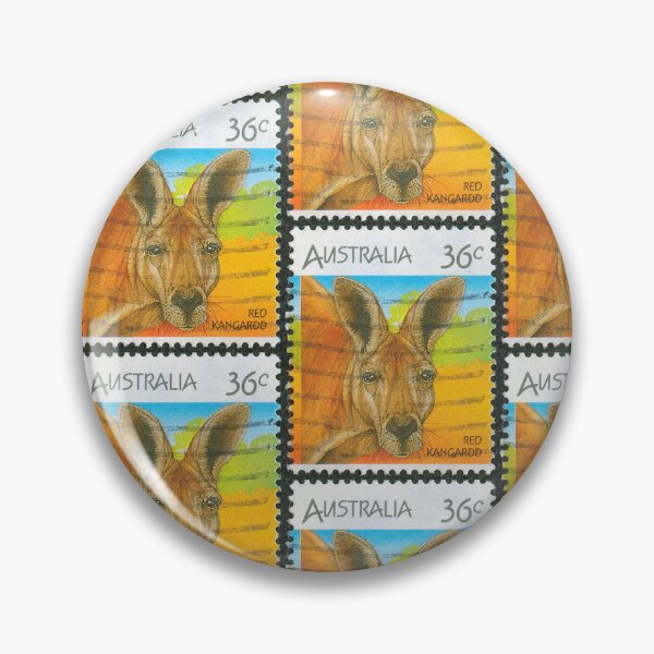 Item preview, Painting of Red Kangaroo 36c Stamp designed and sold by 2AGoodHome.