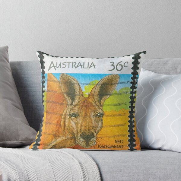 Item preview, Painting of Red Kangaroo 36c Stamp designed and sold by 2AGoodHome.