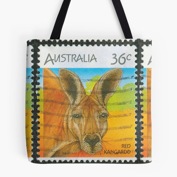Item preview, Painting of Red Kangaroo 36c Stamp designed and sold by 2AGoodHome.