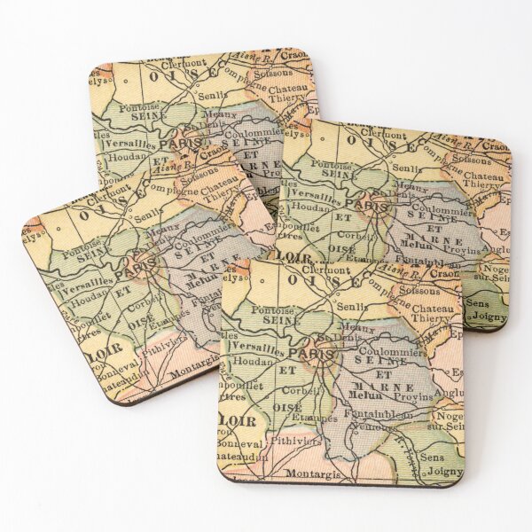 Item preview, Vintage Paris map designed and sold by Voici.