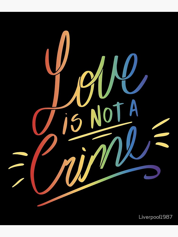 love-is-not-a-crime-pride-quote-lettering-poster-for-sale-by