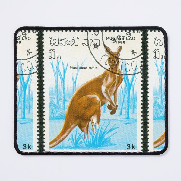 Item preview, Laos Kangaroo Stamp designed and sold by 2AGoodHome.