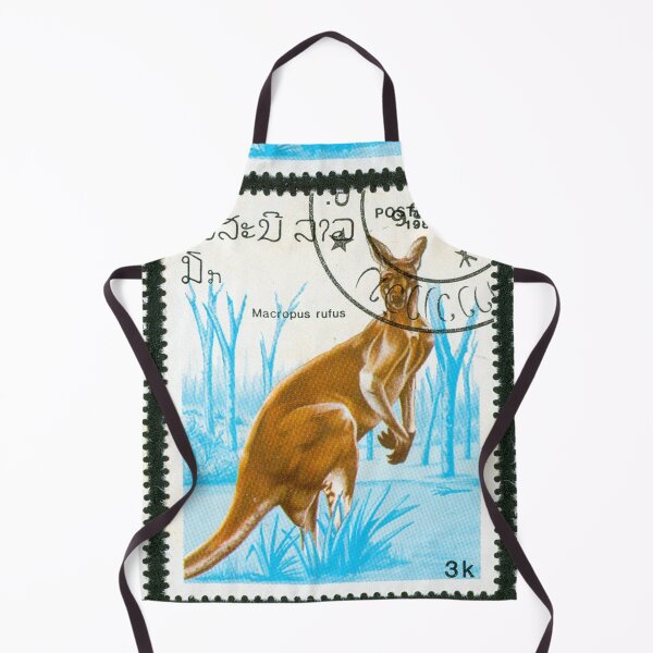 Item preview, Laos Kangaroo Stamp designed and sold by 2AGoodHome.