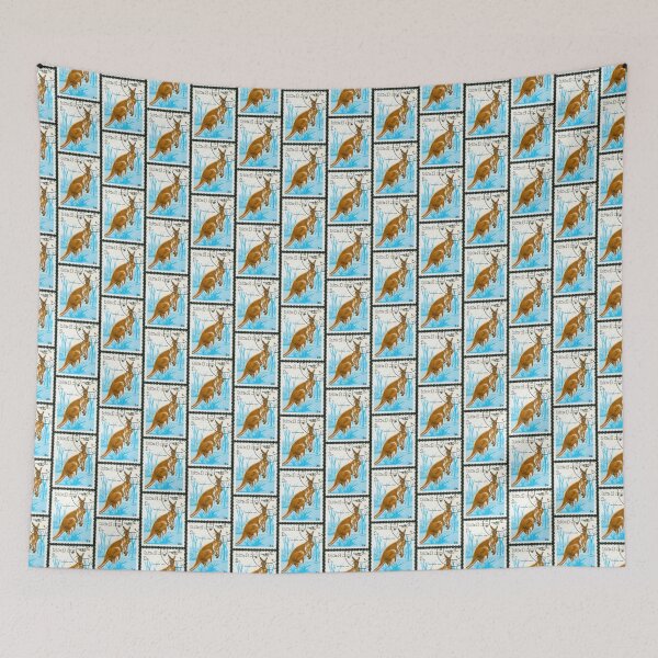 Item preview, Laos Kangaroo Stamp designed and sold by 2AGoodHome.