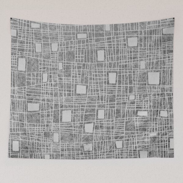 Item preview, Black and White Geometrical Pattern designed and sold by antevasinart.
