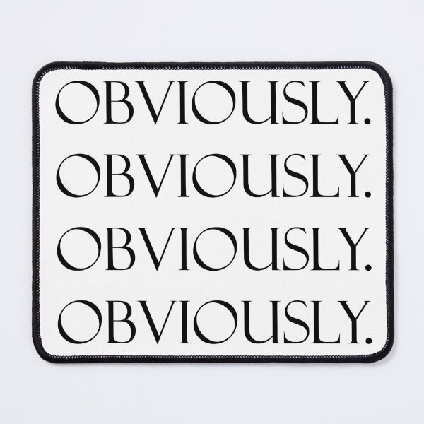 Item preview, OBVIOUSLY. designed and sold by BubbleNinjaShop.