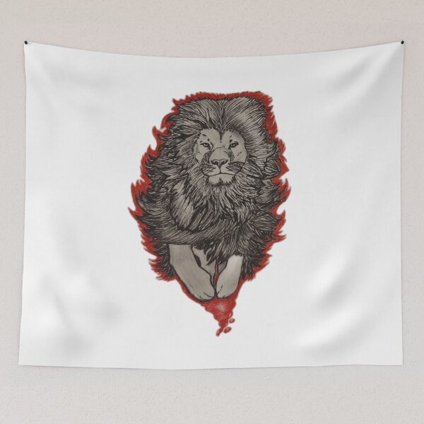 Item preview, red lion designed and sold by Dsn-art-1hicham.