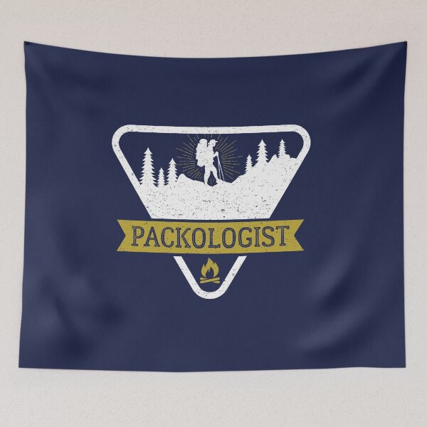 Item preview, Packologist Backpacking Backpacker Hiking Trails designed and sold by jaygo.