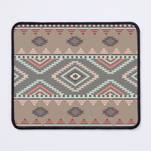 Item preview, Geometric Triangles Compilation in Rose Gold and Grey - Multicolor Boho Motif designed and sold by Yeldiz.