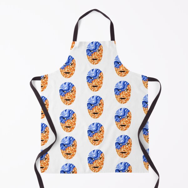 Item preview, Blue Orange Rounded Face Mask- A designed and sold by UsumStudy.