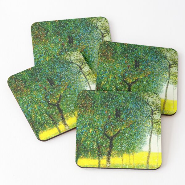 Item preview, Art painting by gustav klimt fruit trees designed and sold by Golido.