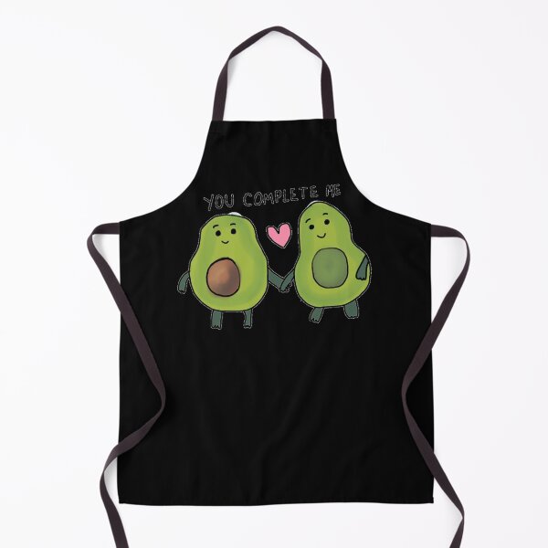 Item preview, you complete me avocado Sticker designed and sold by TinaHeaney.