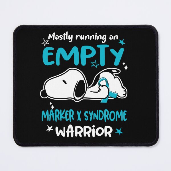 Item preview, Mostly Running on Empty Marker X Syndrome Warrior designed and sold by Wlsnpeggy.