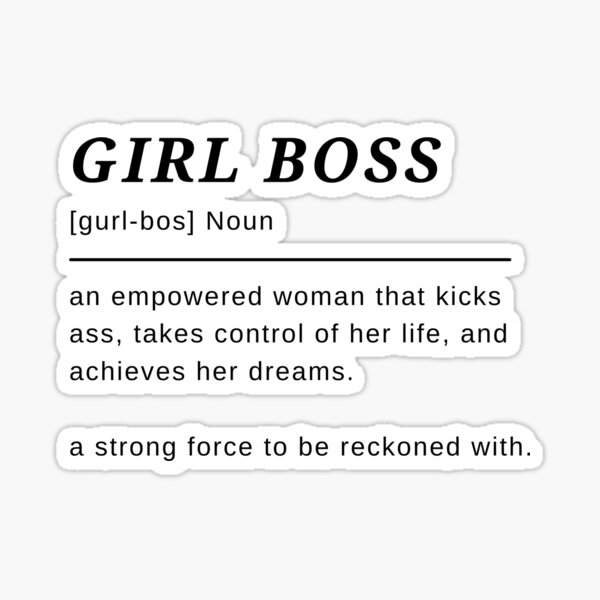 Girl Boss Definition Girl Boss Funny Boss Girl Definition Women