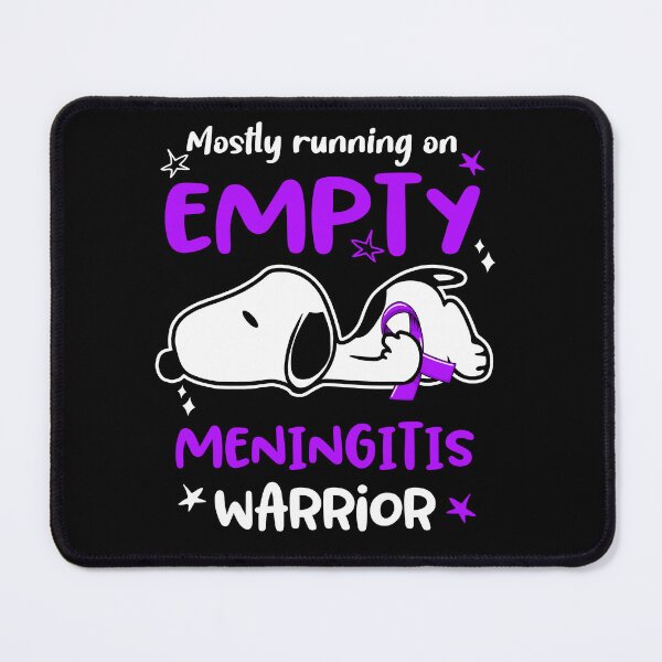 Item preview, Mostly Running on Empty Meningitis Warrior designed and sold by Wlsnpeggy.