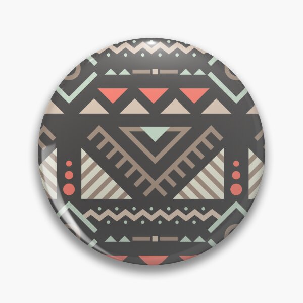 Item preview, Geometric Triangles Compilation in Rose Gold and Grey - Multicolor Boho Motif designed and sold by Yeldiz.