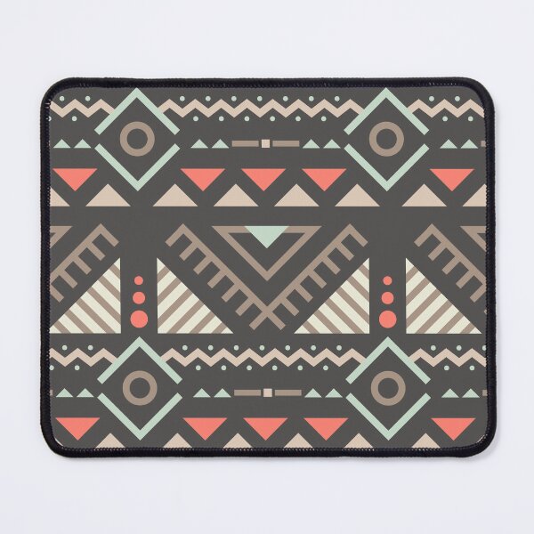 Item preview, Geometric Triangles Compilation in Rose Gold and Grey - Multicolor Boho Motif designed and sold by Yeldiz.