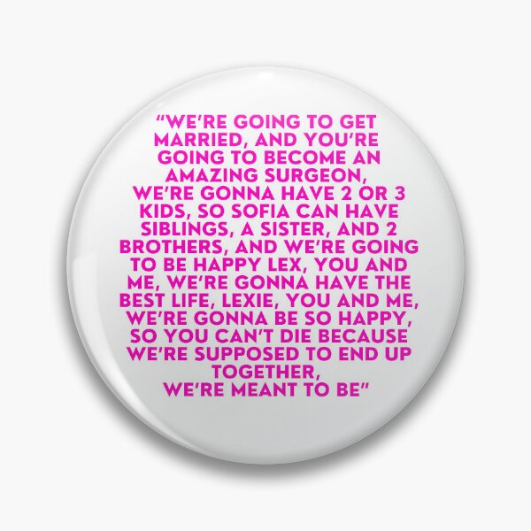 Item preview, Mark's last words to Lexie designed and sold by Nati Tibby.