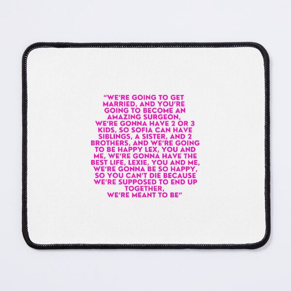 Item preview, Mark's last words to Lexie designed and sold by Nati Tibby.