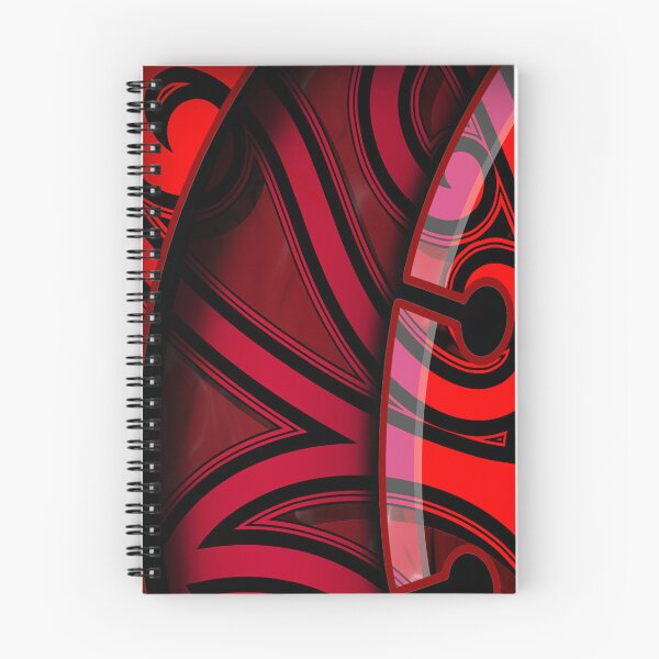 Item preview, TNT - SPIRAL WITH KOWHAIWHAI - red designed and sold by TNT-STYLEZ.