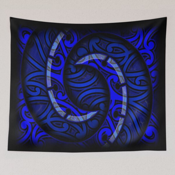 Item preview, TNT - SPIRAL WITH KOWHAIWHAI - BLUE designed and sold by TNT-STYLEZ.