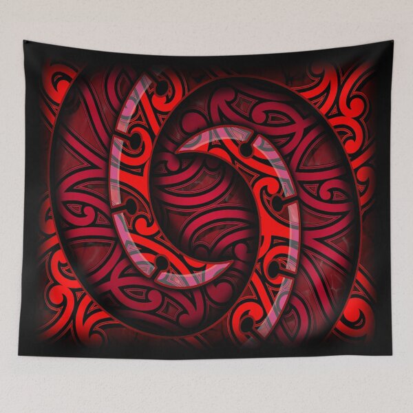 Item preview, TNT - SPIRAL WITH KOWHAIWHAI - red designed and sold by TNT-STYLEZ.