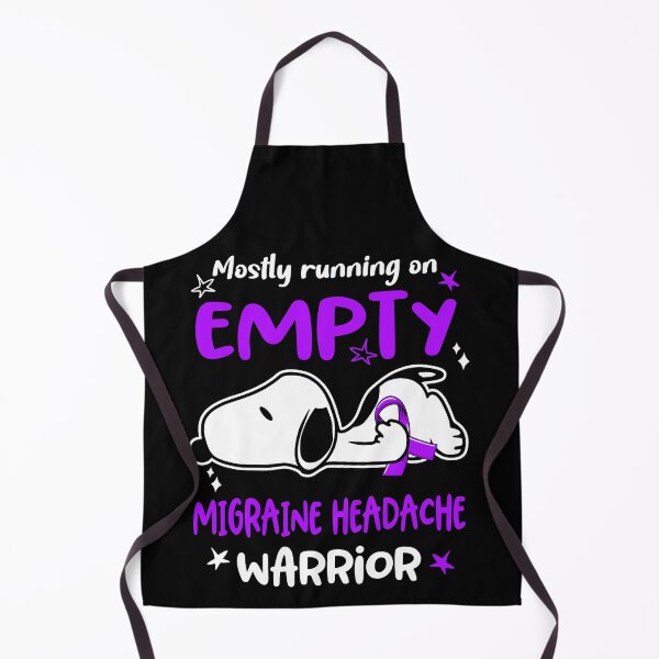 Item preview, Mostly Running on Empty Migraine Headache Warrior designed and sold by Wlsnpeggy.