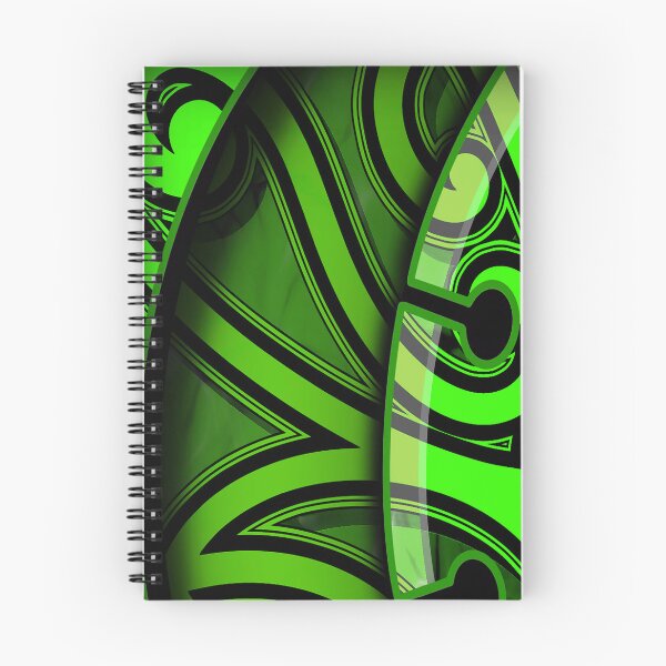 Item preview, TNT - SPIRAL WITH KOWHAIWHAI - GREEN designed and sold by TNT-STYLEZ.