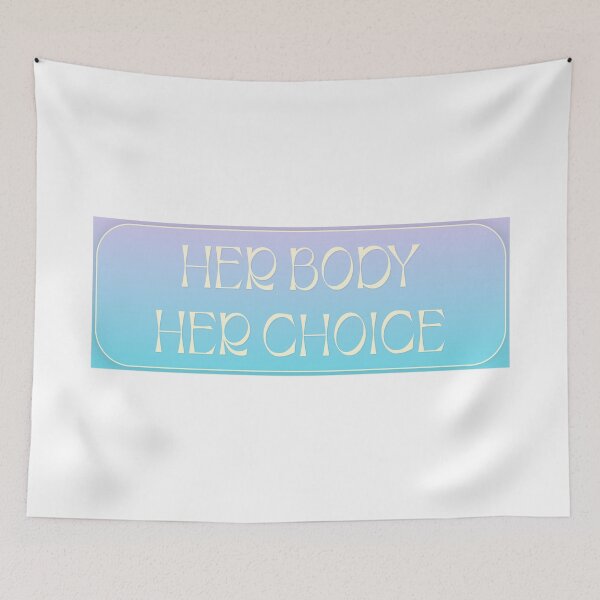 Item preview, Her Body Her Choice - Reproductive Rights designed and sold by Picket Club.