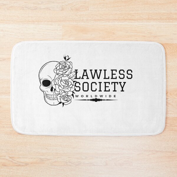 Item preview, Lawless society skull and rose  designed and sold by Disturbed-Mind.