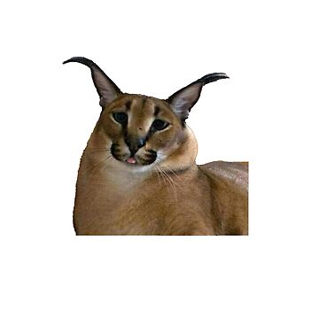 Caracal Cat Big Floppa Meme Mouse Pad Anti-Slip Rubber Mousepad