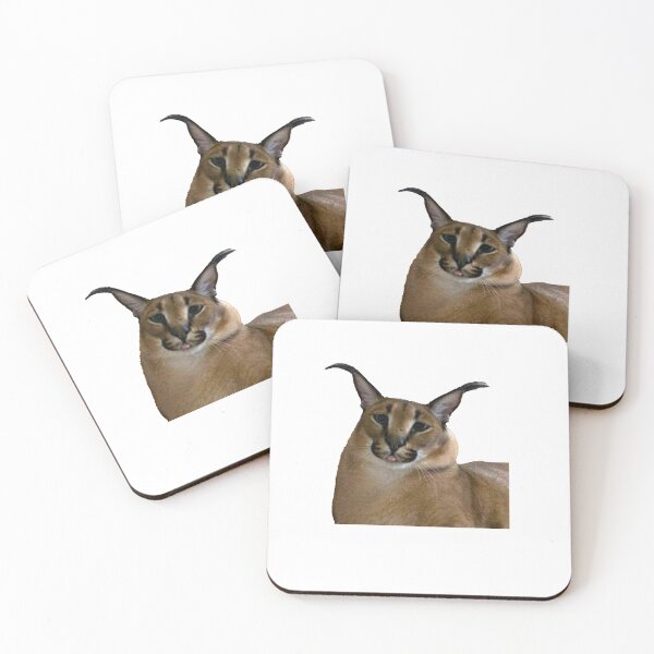 Item preview, Big Floppa Funny Cat Caracal With Tongue Out designed and sold by MattRuggz.