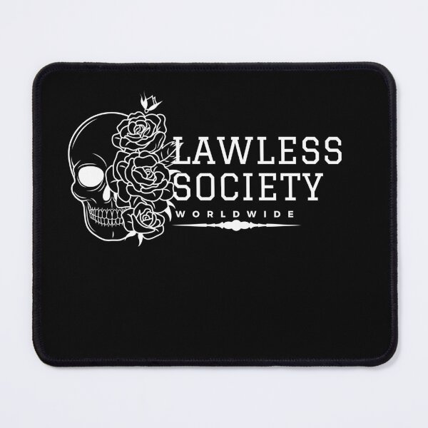 Item preview, Lawless society skull and rose  designed and sold by Disturbed-Mind.