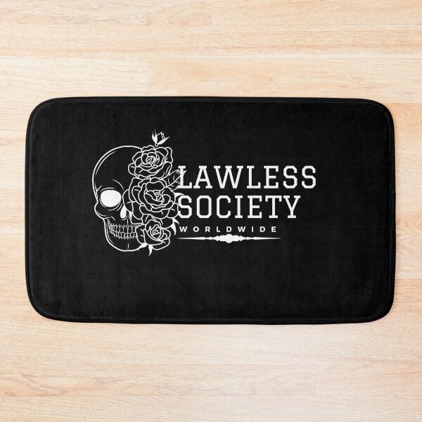 Item preview, Lawless society skull and rose  designed and sold by Disturbed-Mind.