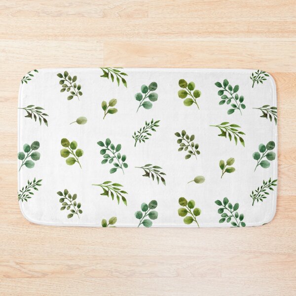 Item preview, Pastel Watercolor Green Leaves Botanical Collection designed and sold by silviaol.