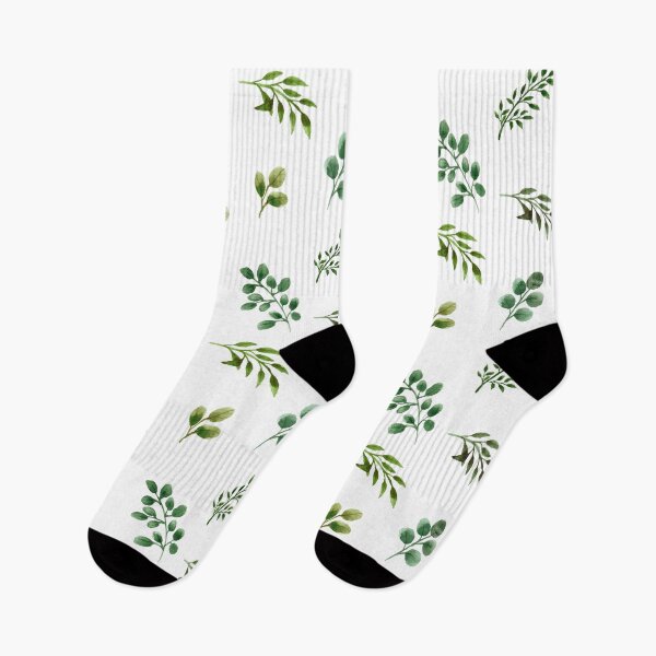 Item preview, Pastel Watercolor Green Leaves Botanical Collection designed and sold by silviaol.