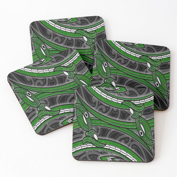 Item preview, TNT - SPIRAL WITH KOWHAIWHAI - GREEN designed and sold by TNT-STYLEZ.