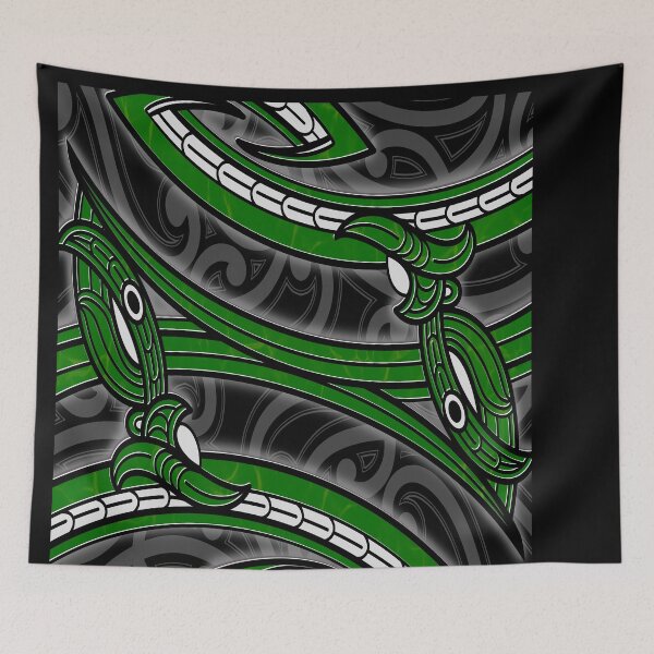 Item preview, TNT - SPIRAL WITH KOWHAIWHAI - GREEN designed and sold by TNT-STYLEZ.