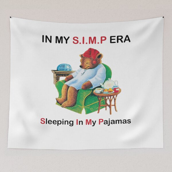 Item preview, In My Simp Era Sleeping In My Pajamas designed and sold by kalvinphelips.