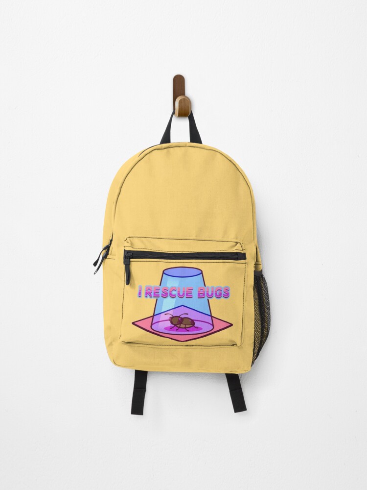 Thumbnail 1 of 3, Backpack, I Rescue Bugs designed and sold by catvinyls.