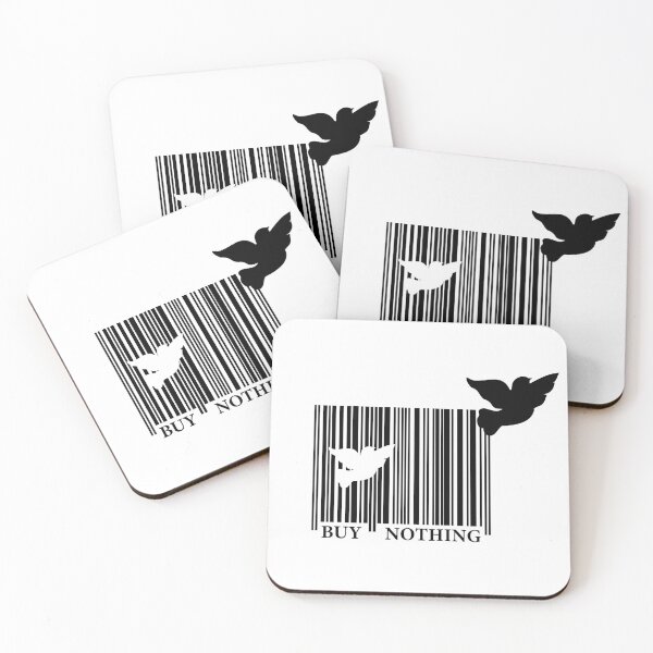 Item preview, Buy Nothing, buy nothing new, beg, borrow, barter, buy second hand and swap to save the planet and your wallet designed and sold by Hollyharry.