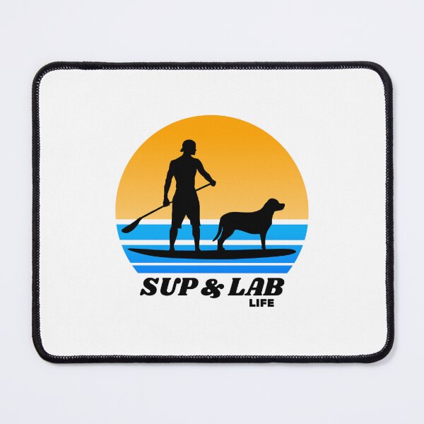 Item preview, SUP and Lab Life Paddleboarding Labrador Dog Dad designed and sold by Guarddogdrive.