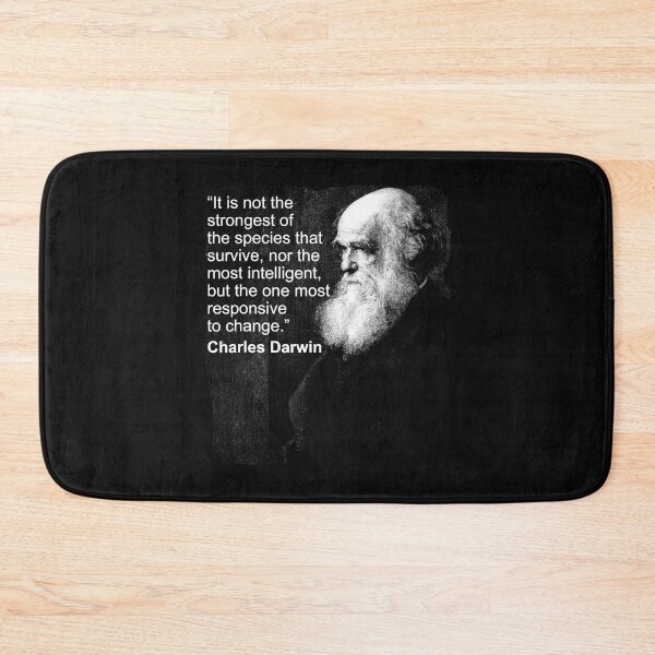 Item preview, Charles Darwin Portrait quote Evolution Atheist gift designed and sold by DatNots.