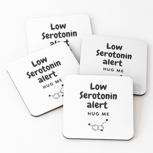 Item preview, Alerta de serotonina baja, ABRÁZAME designed and sold by TheCellDesigns.