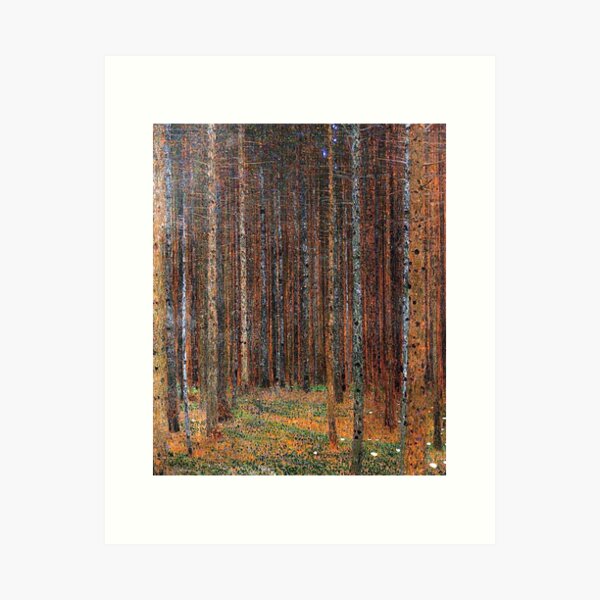 Item preview, Peinture classique de Gustav Klimt art hêtraie 1 designed and sold by Golido.